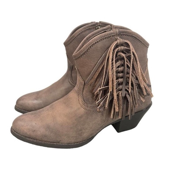 Ariat ankle boots with fringe - Picture 2 of 4